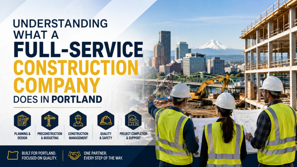 Understanding What a Full-Service Construction Company Does in Portland